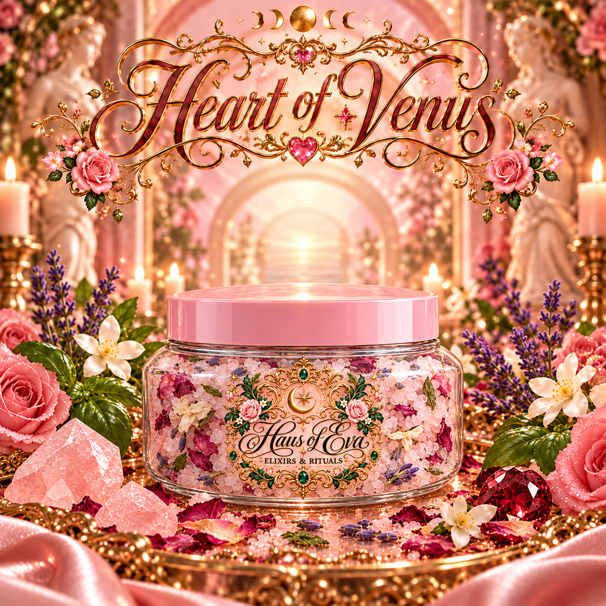 Heart of Venus Ritual Bath Soak - (LOVE 8 oz)