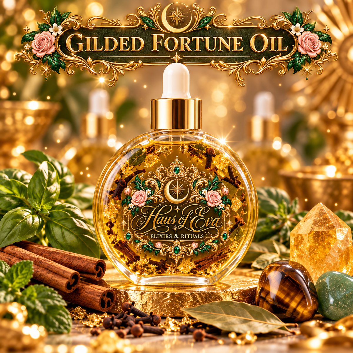 Gilded Fortune Elixir (Prosperity - 2oz)