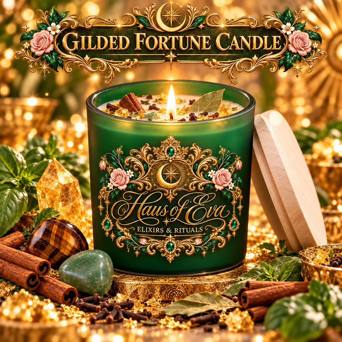 Gilded Fortune Candle (Prosperity 4oz)