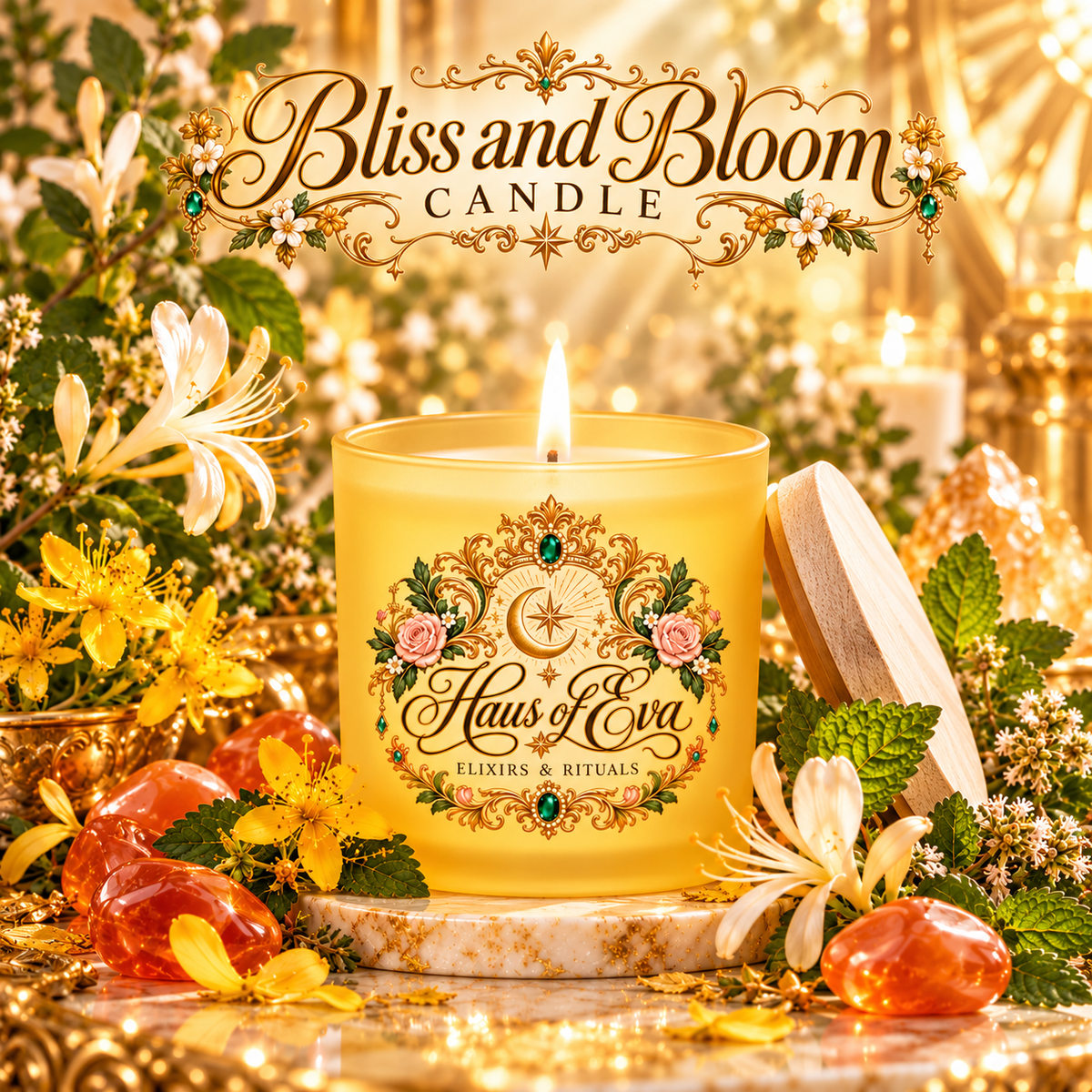 Bliss and Bloom Candle (Happiness - 4 oz)