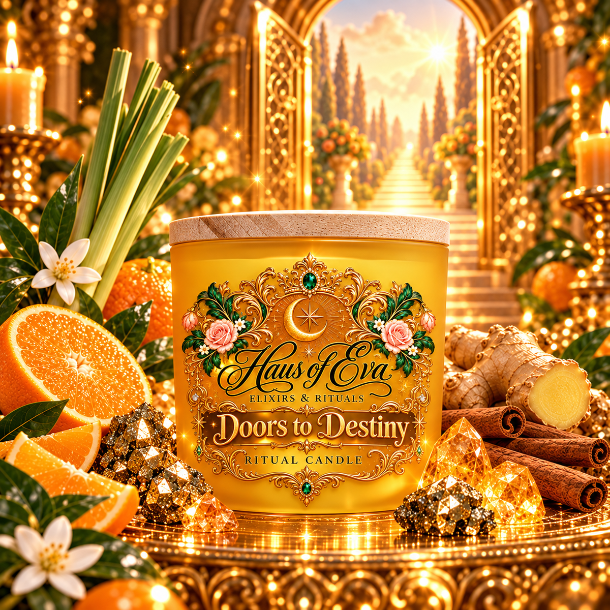 Doors to Destiny Candle  - (Open Pathways to Success - 4 oz)