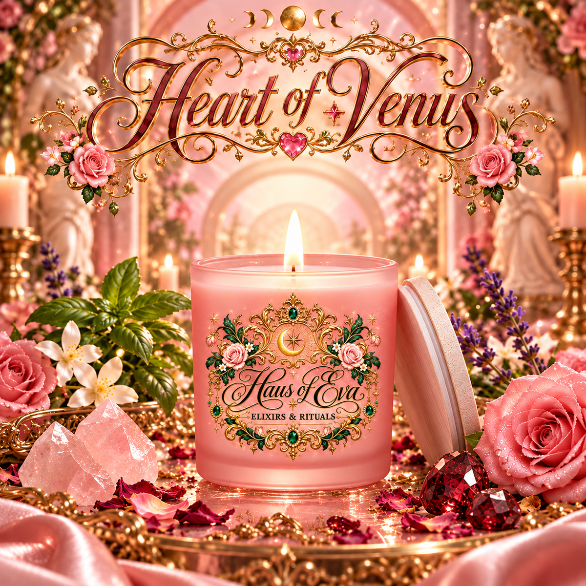 Heart of Venus Candle (LOVE - 4 oz)